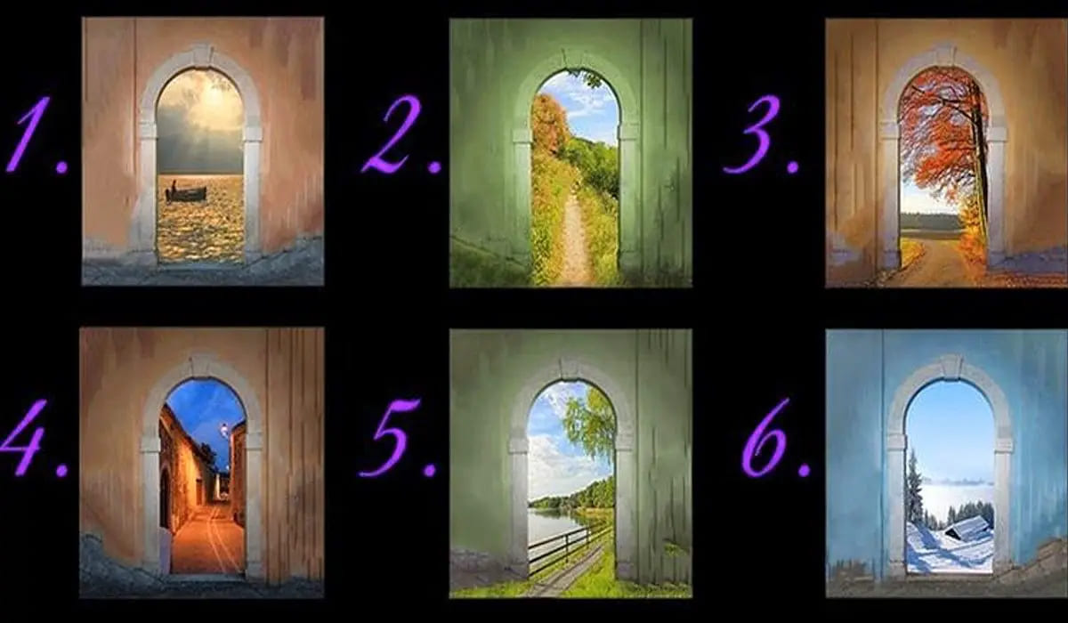 La porte qui vous inspire le plus vous dévoile où vous vous sentez le mieux