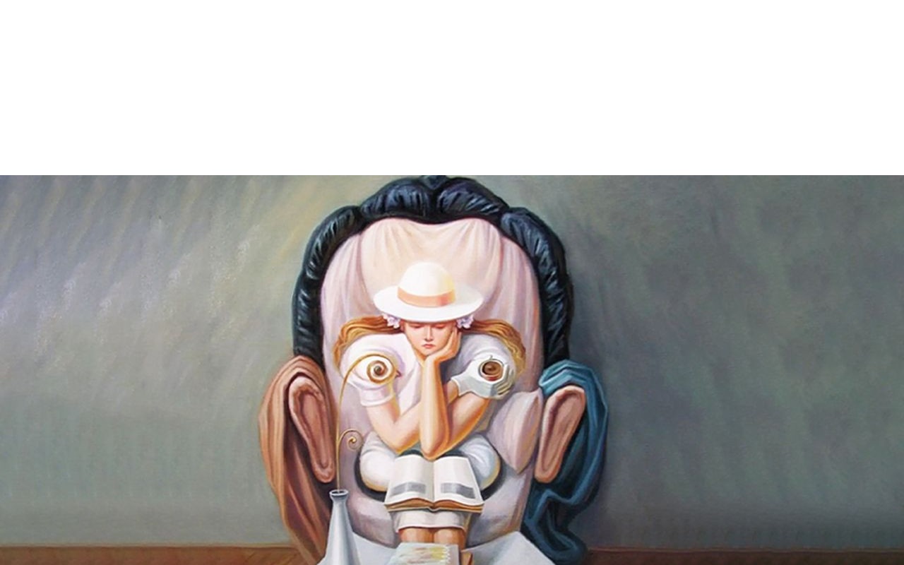 Illusion d’optique trait de personnalié