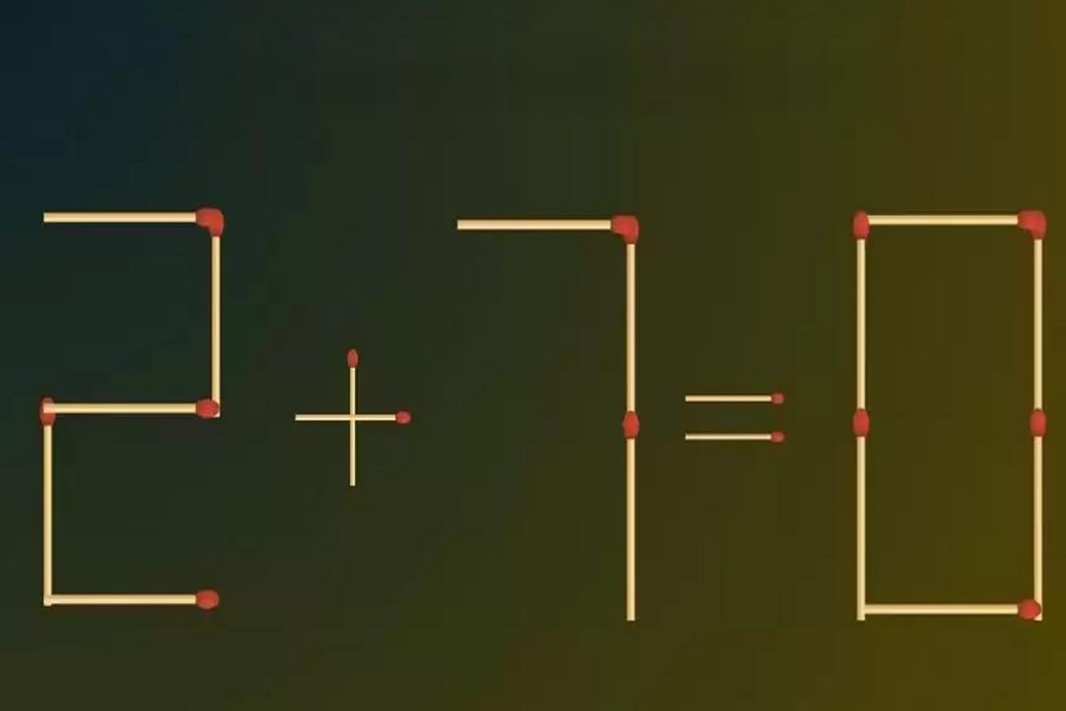 Test de QI déplacez une seule allumette