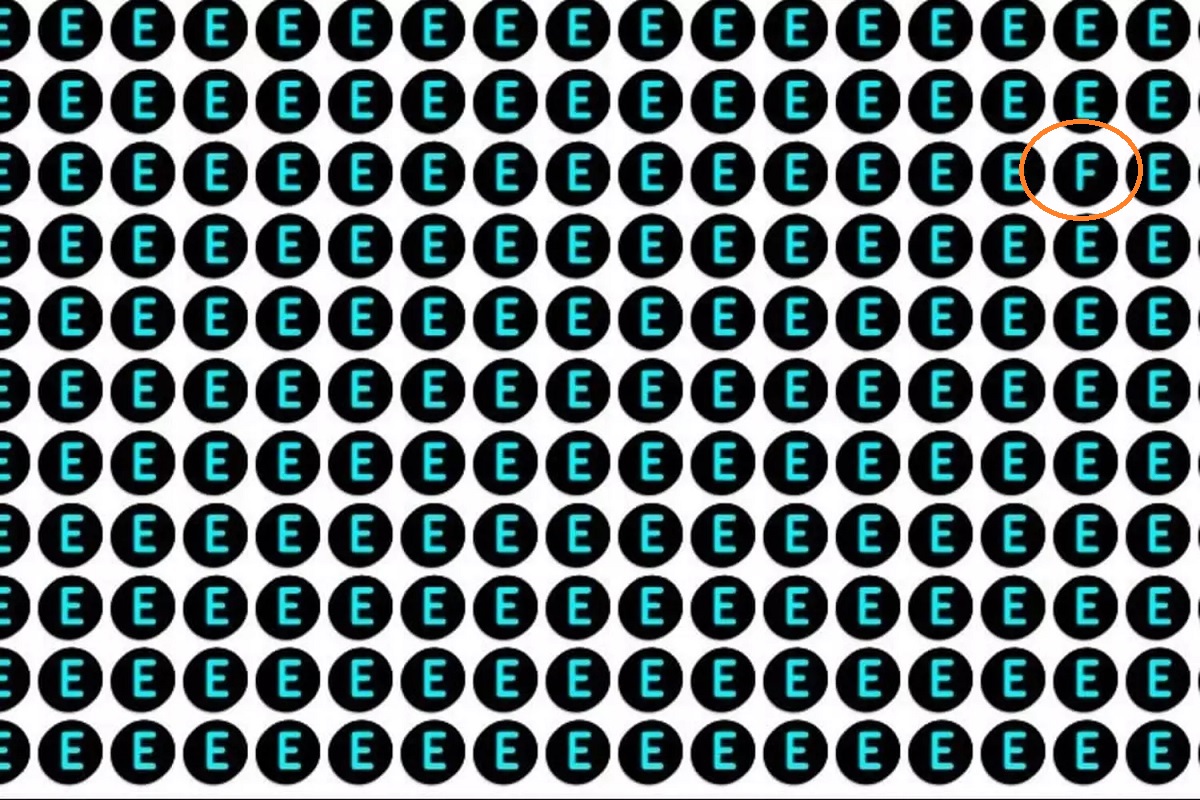 solution défi visuel lettre F