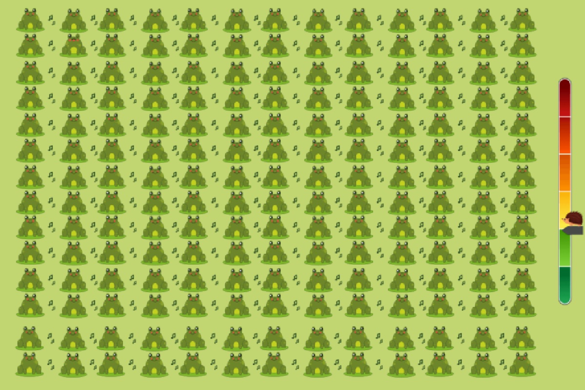 Défi visuel grenouille